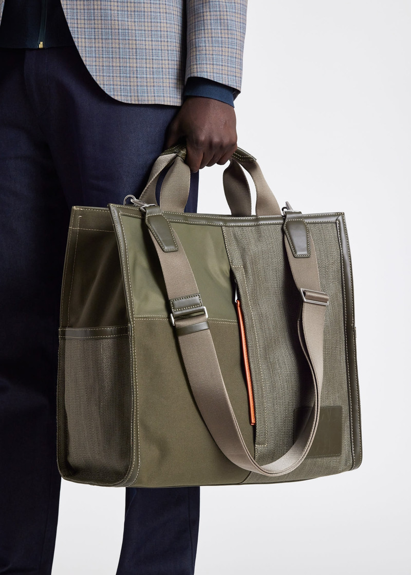 Mixed-Canvas Tote Bag 7