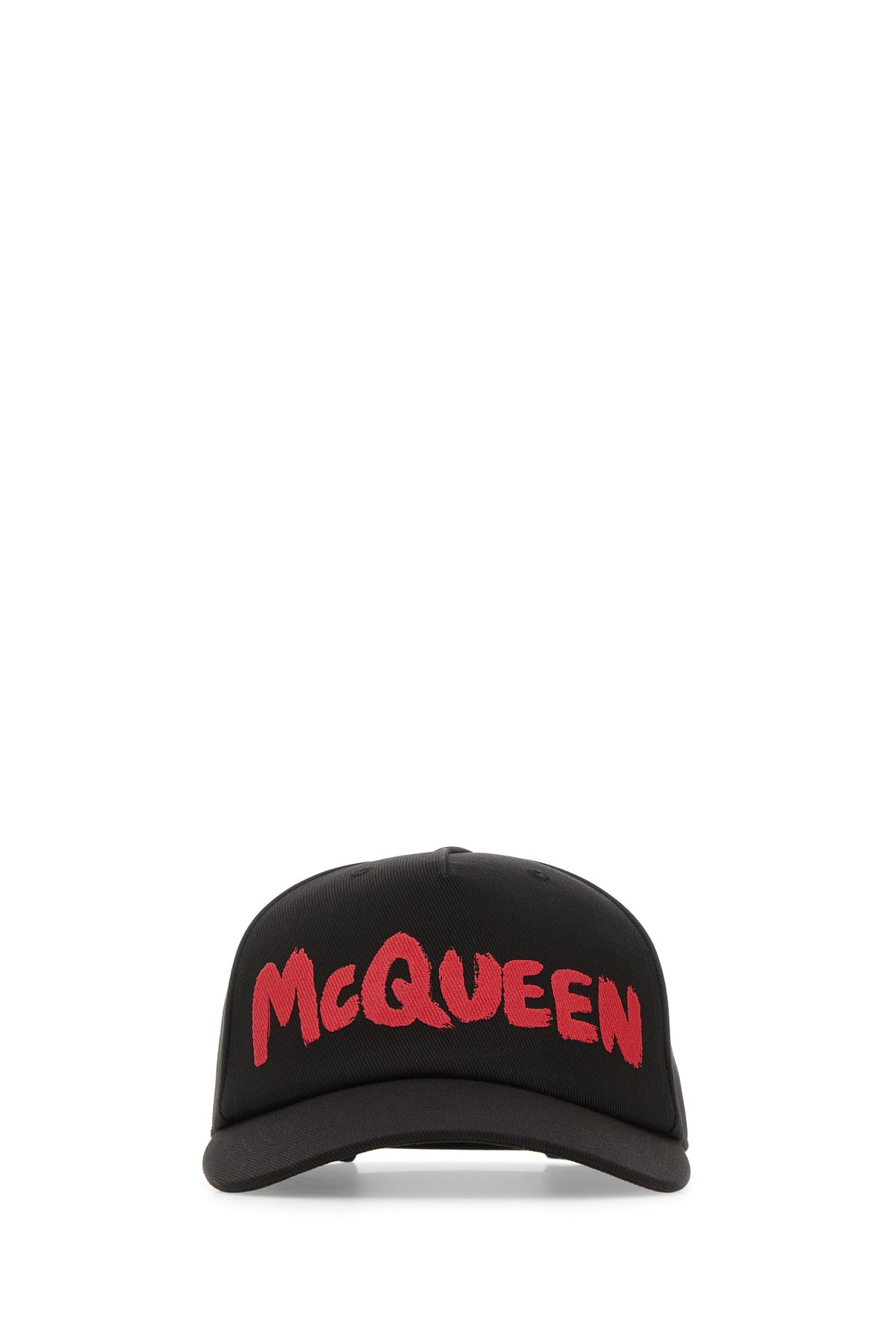Black cotton baseball cap - 1