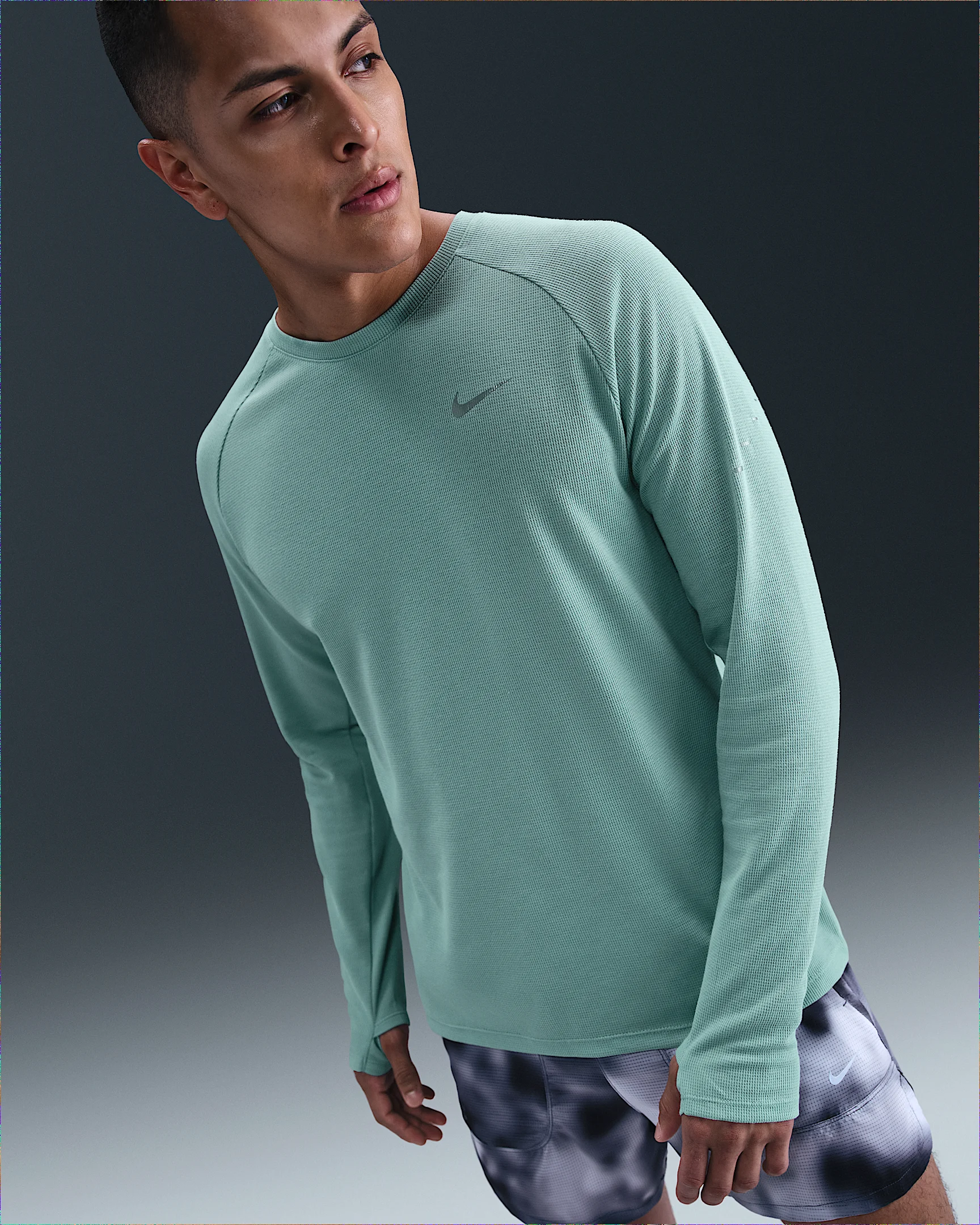 Nike Stride Men's Dri-FIT Running Waffle Crew - 1