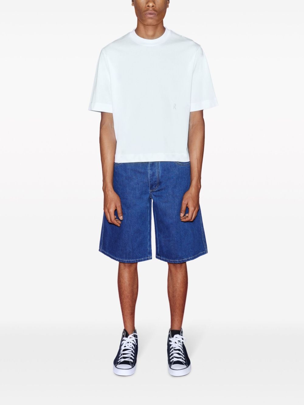 x Violet Getty cropped T-shirt - 2