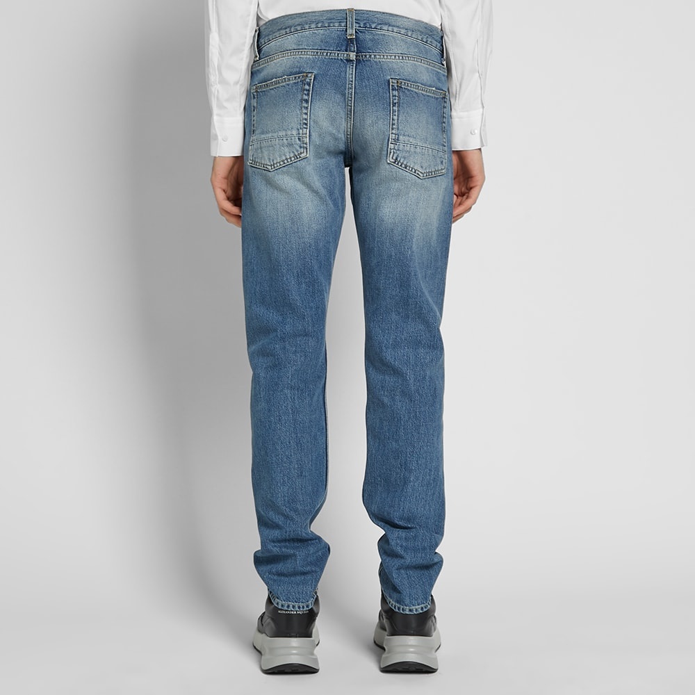 Alexander McQueen Rip & Repair Slim Jean - 6