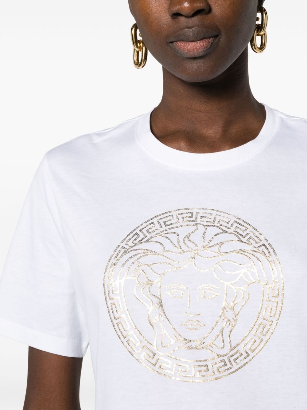 Medusa Head-print cotton T-shirt - 5