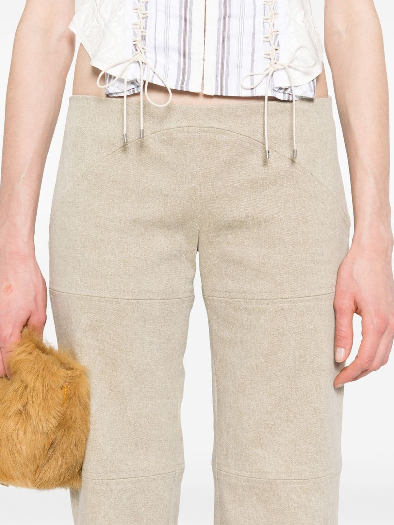 low-rise slim trousers 5