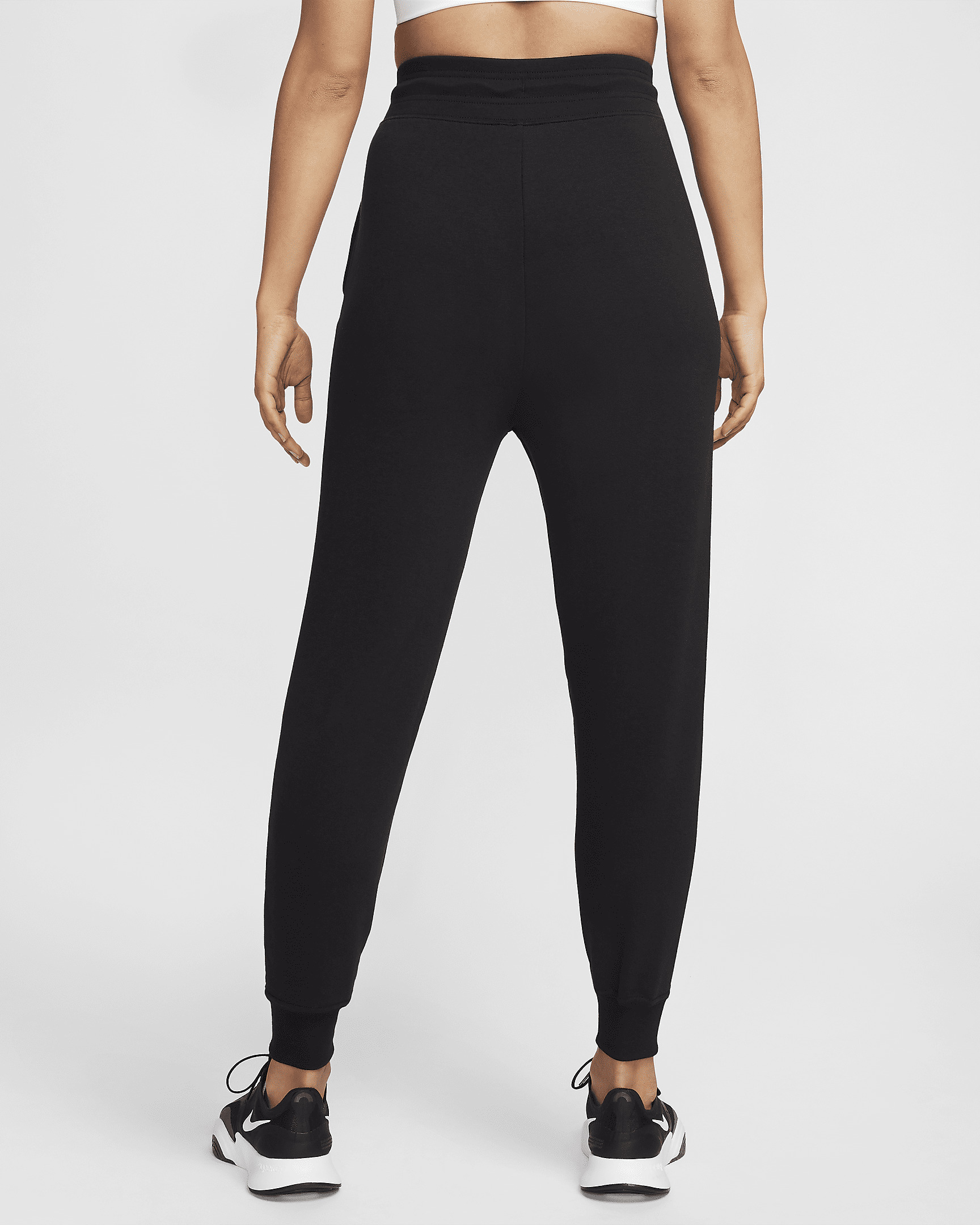 Nike Dri-FIT One Women's High-Waisted 7/8 French Terry Joggers - 2