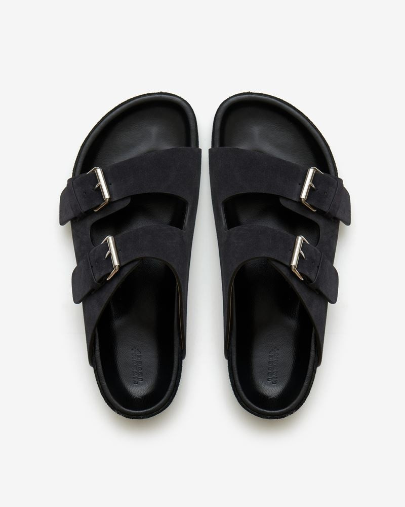 LEKSON SUEDE LEATHER SANDALS 5