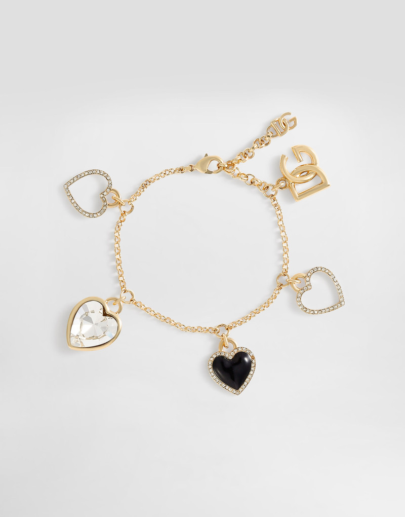 Italian Tailoring bracelet with heart charms 1