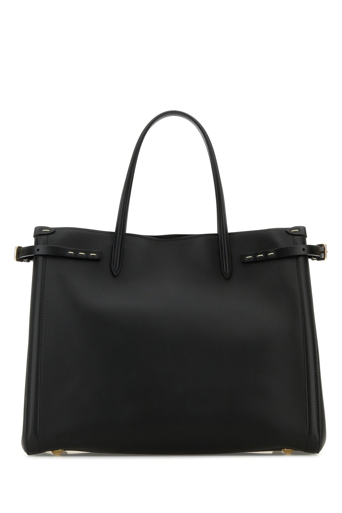 Black leather Antibes shopping bag - 3