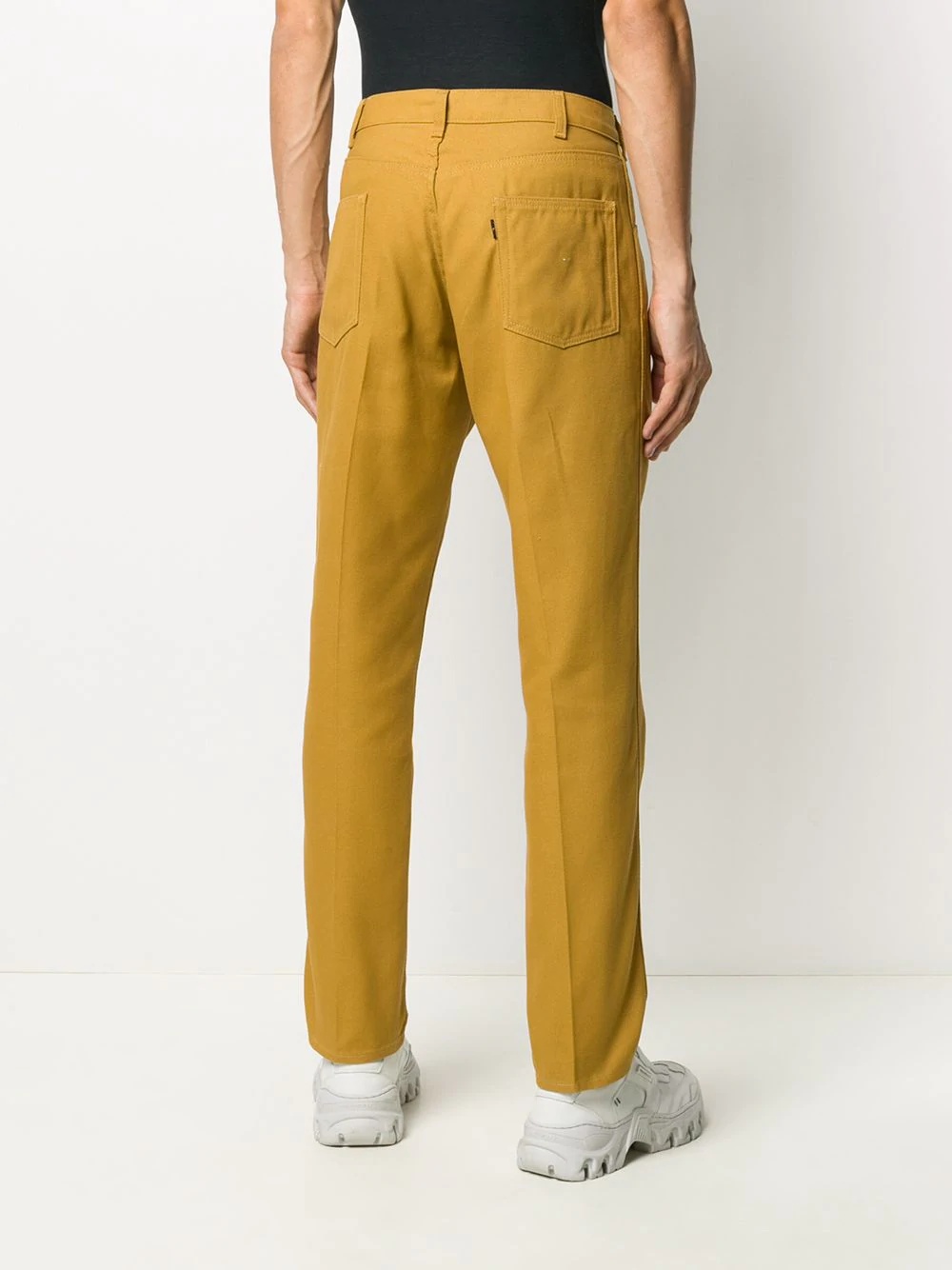 five pocket straight-leg trousers - 4