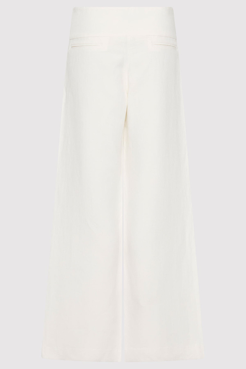 ST. AGNI Wide Waistband Pants - Salt outlook