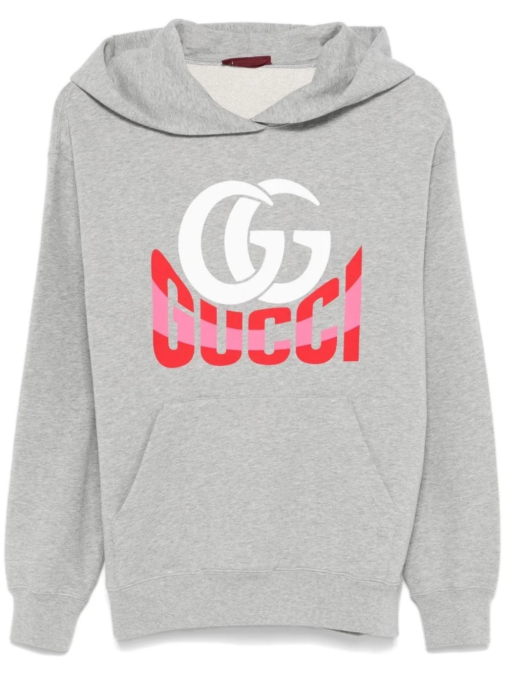 logo-print hoodie - 1