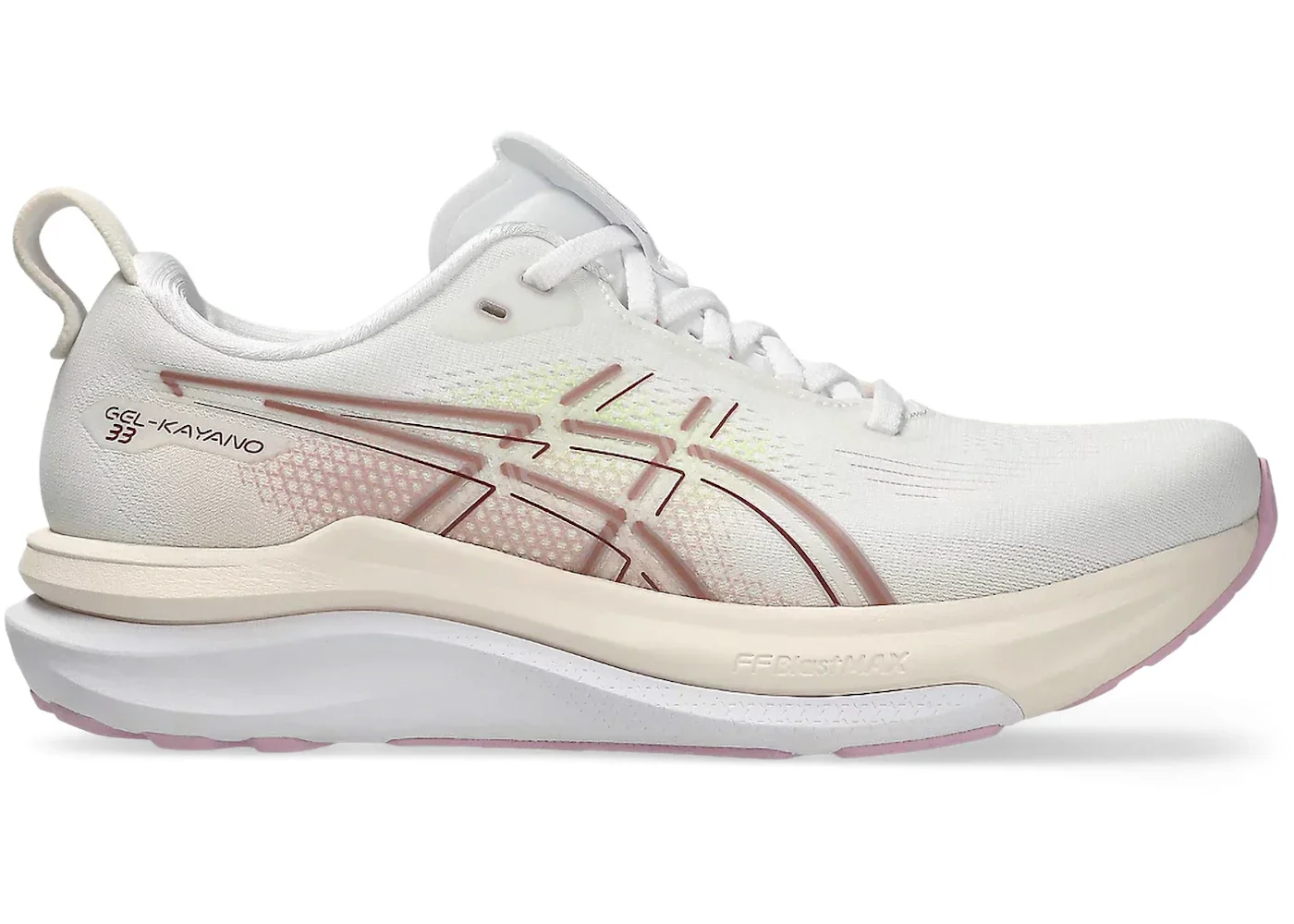 ASICS Gel-Kayano 33 White Hazy Lilac (Women's) - 1