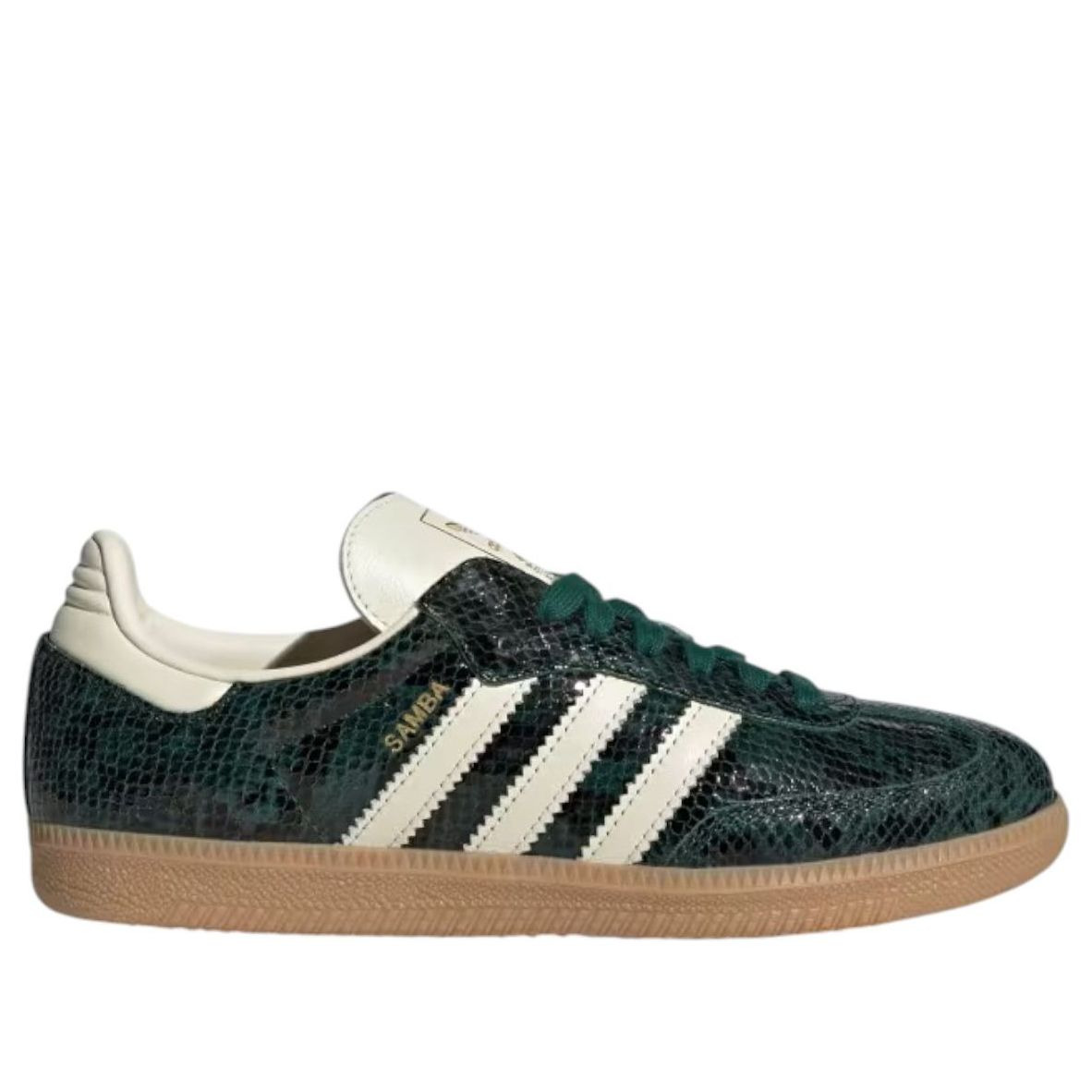 (WMNS) adidas Samba OG Faux Snakeskin 'Collegiate Green' JR8848 - 2