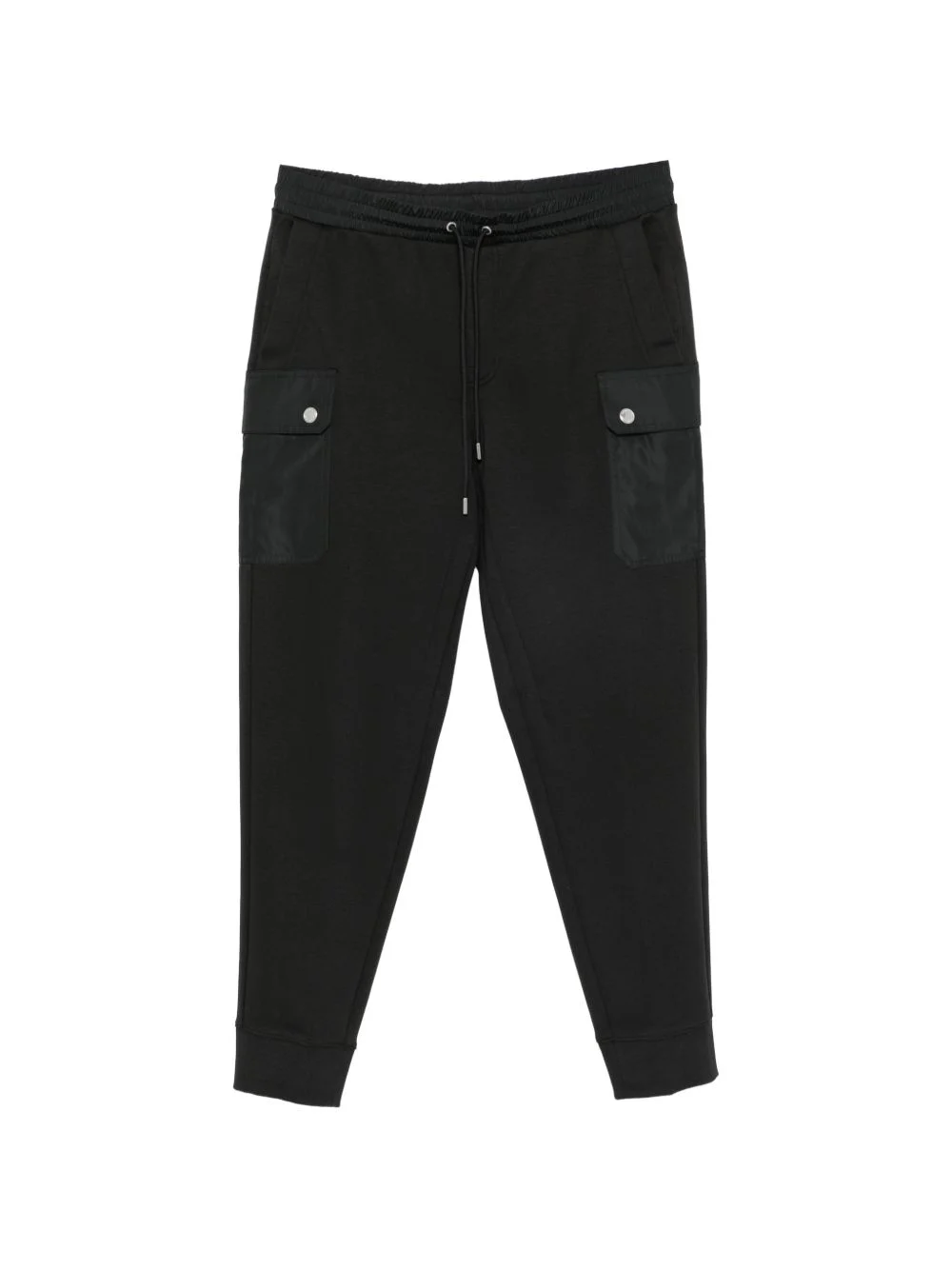 drawstring-waist cargo pants - 1