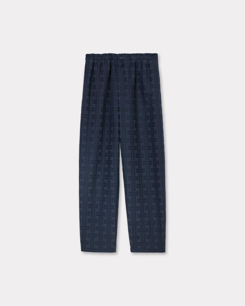 'KENZO Weave' jogpant in cotton jacquard - 1