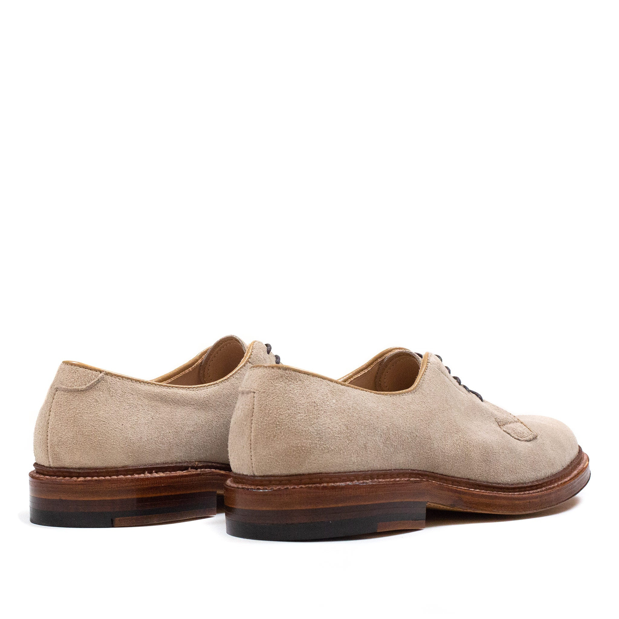 Plain Toe Blucher Milkshake Suede - 3