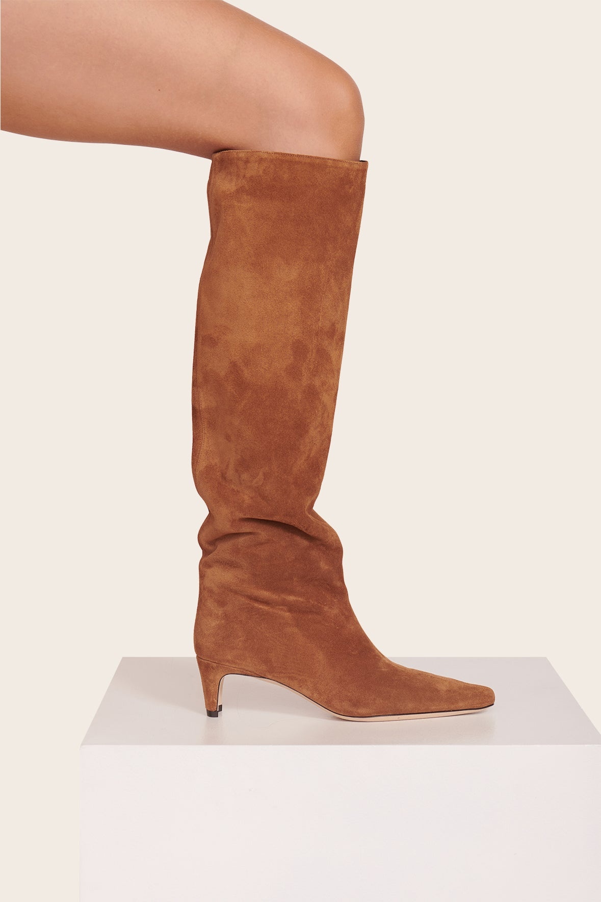 STAUD WALLY BOOT TAN SUEDE - 4