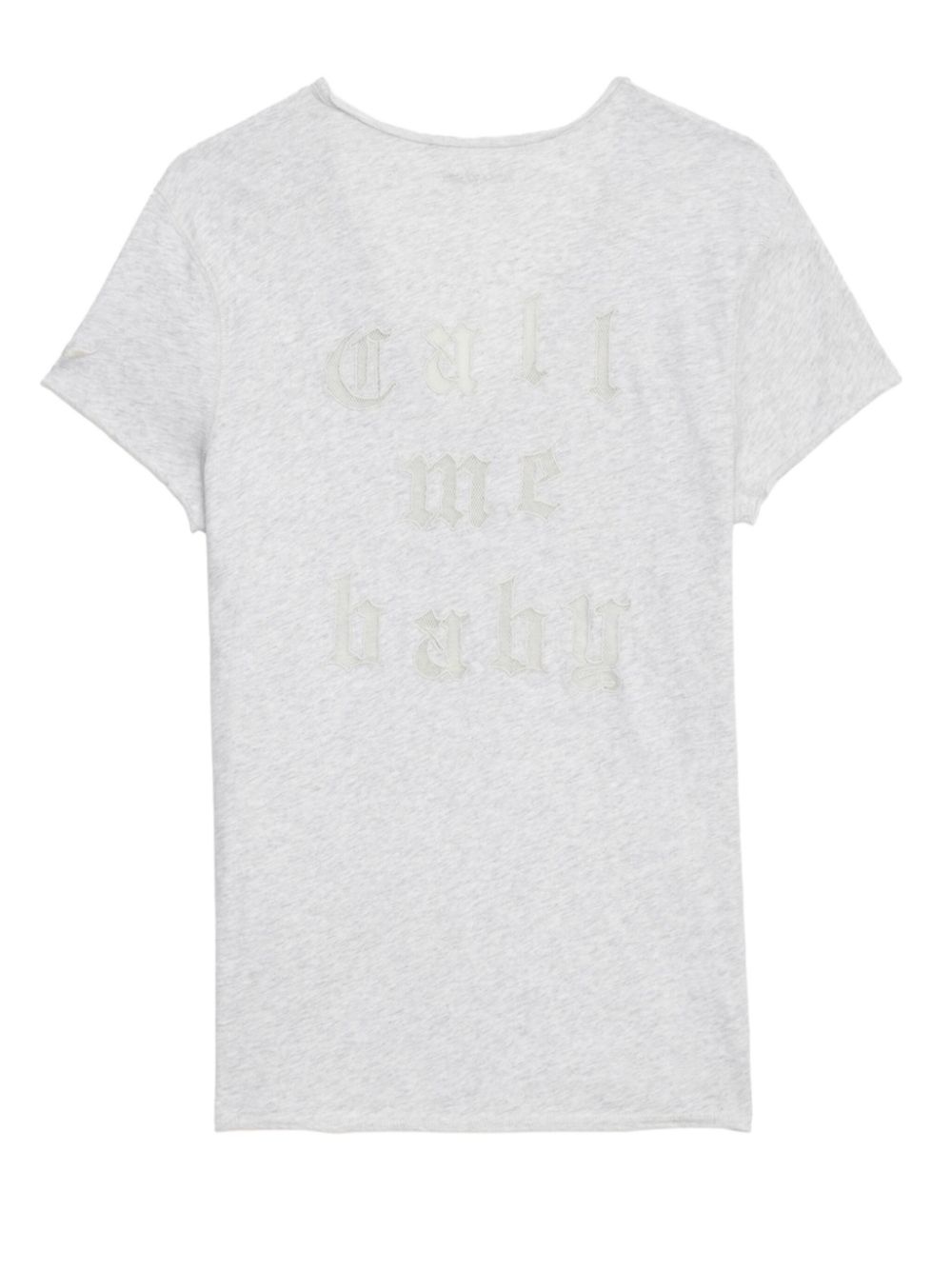 slogan-detail T-shirt - 7