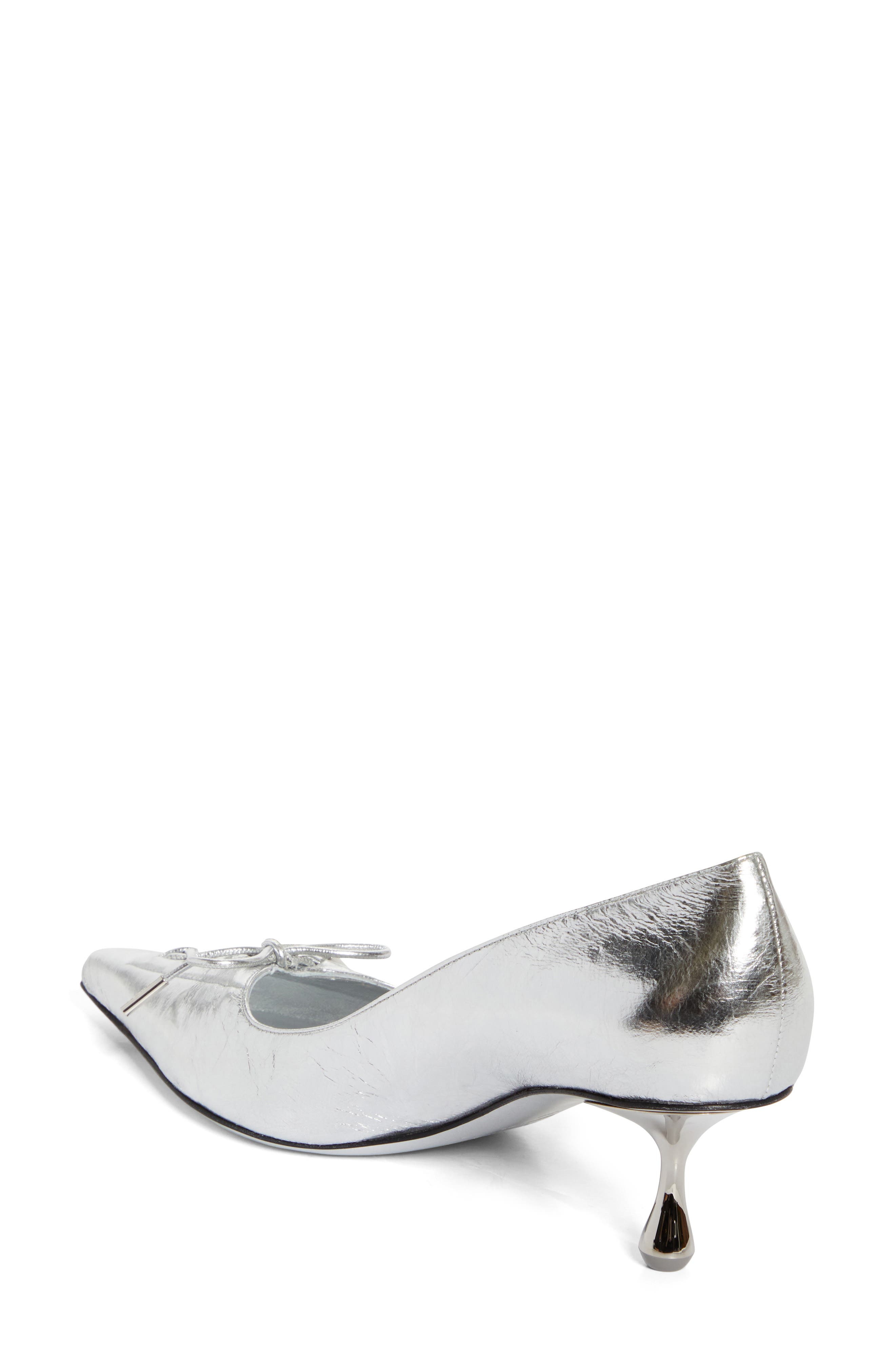 Jimmy Choo Scarlett Pointed Toe Pump in Silver at Nordstrom - 2