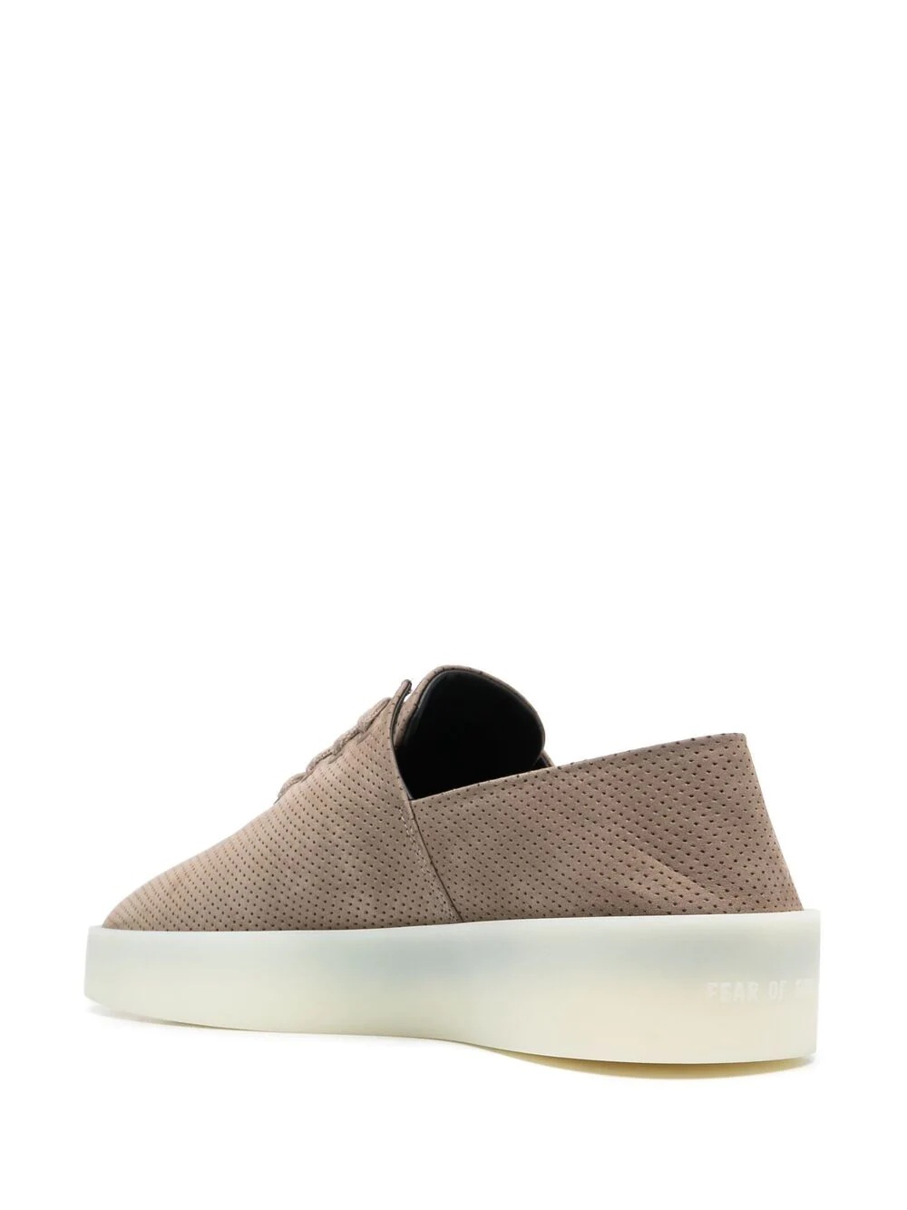 perforated low-top sneakers - 3