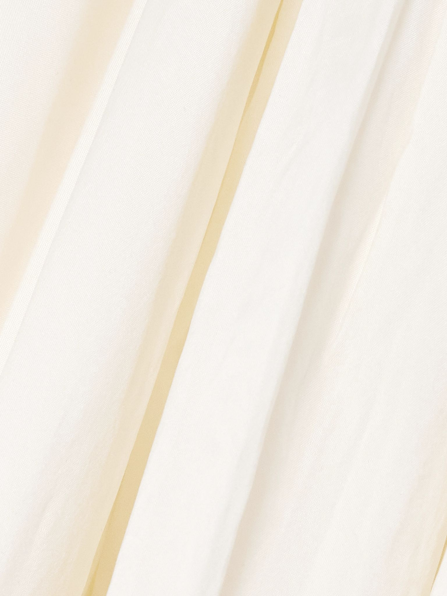 Drew strapless taffeta gown Ivory - 4