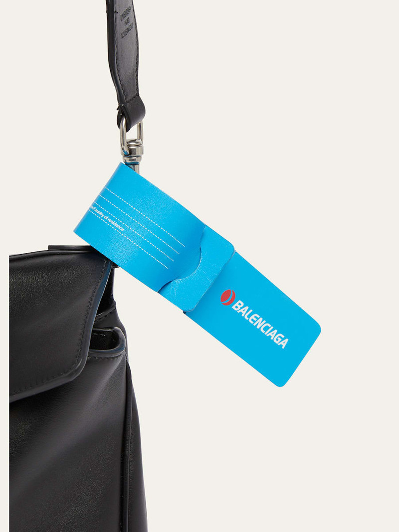 BALENCIAGA Men's Luggage Tag Keychain outlook