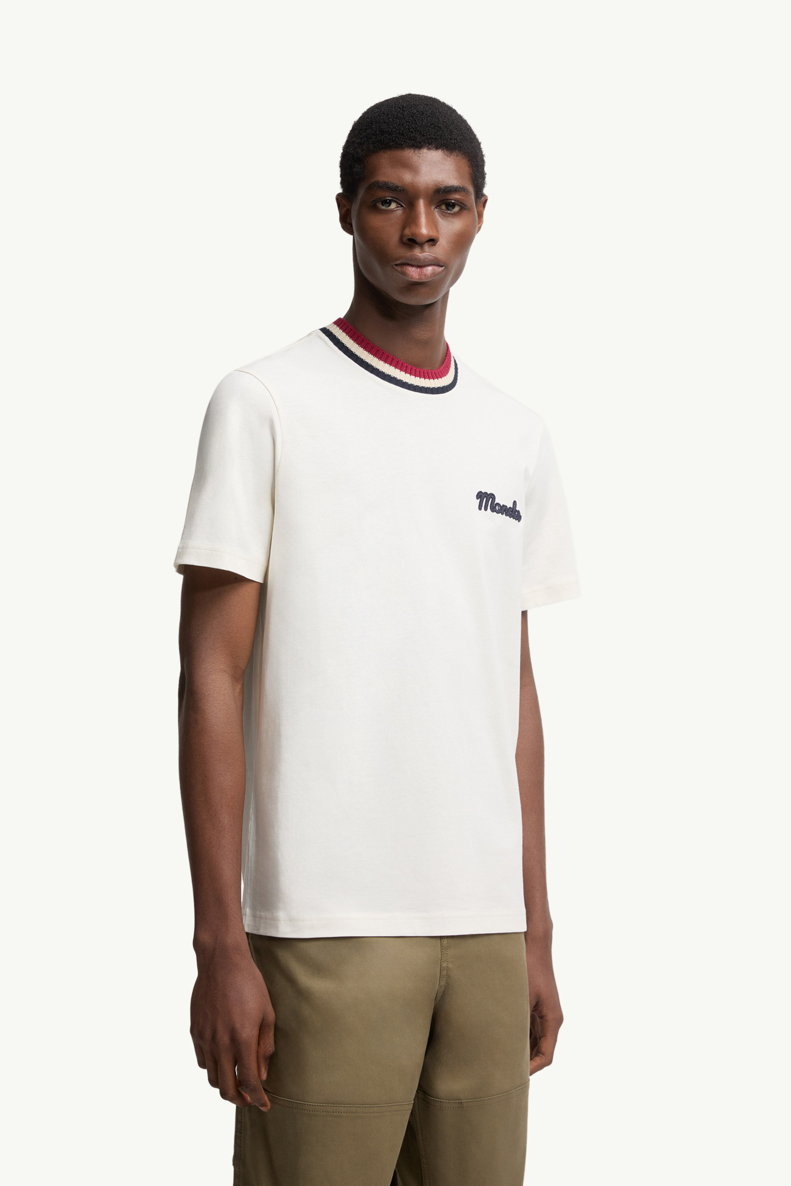 Embroidered Logo Cotton T-Shirt - 3