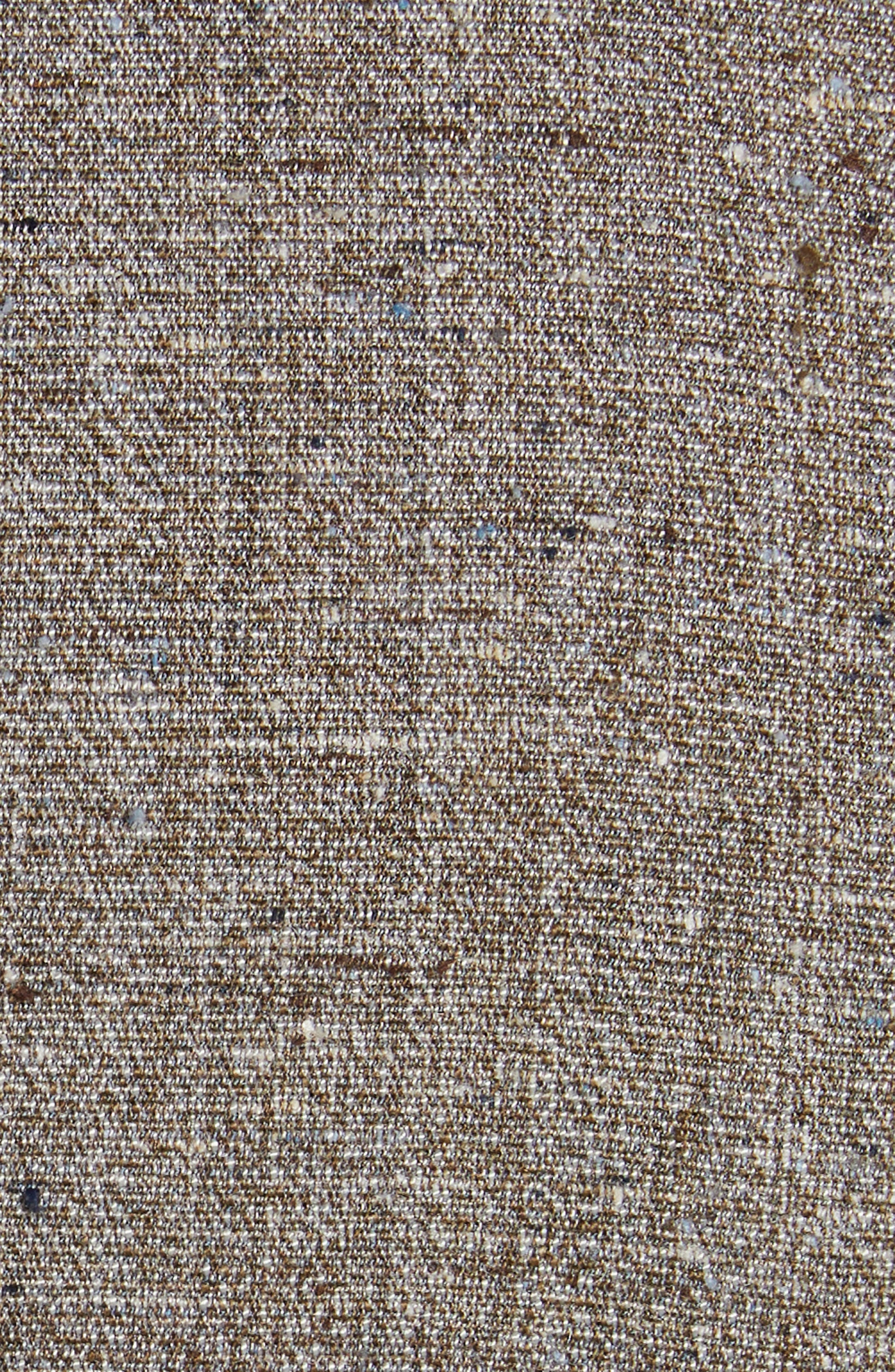Bottega Veneta Knotted Melange One-Button Suit Jacket in 2515 Brown/White/Blue at Nordstrom - 5