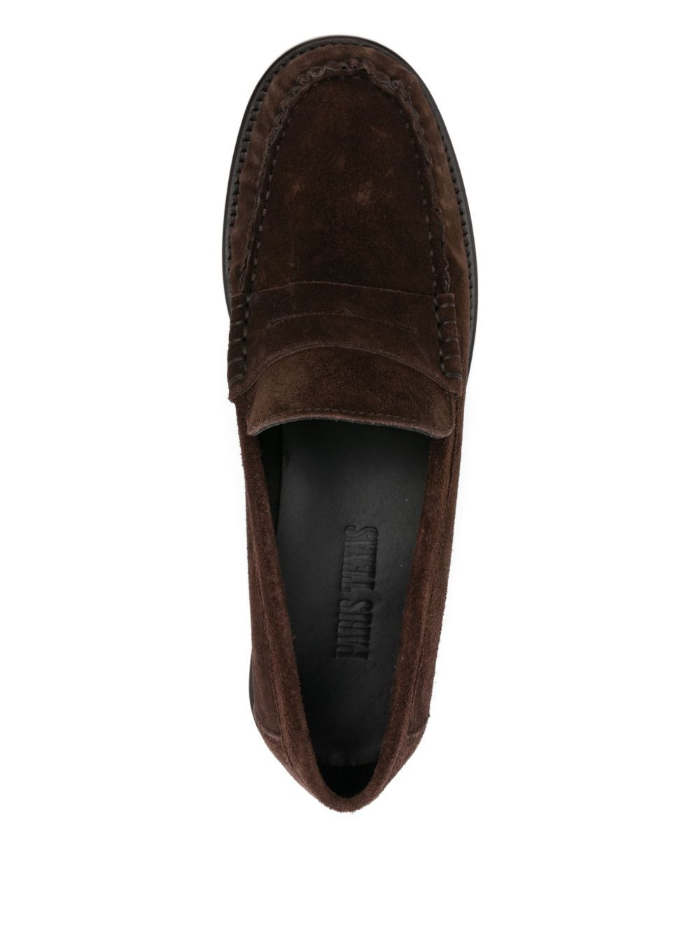 penny-strap suede loafers - 4