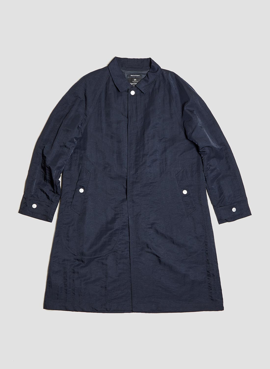 Nigel Cabourn Nam Coat in Navy Nylon | REVERSIBLE