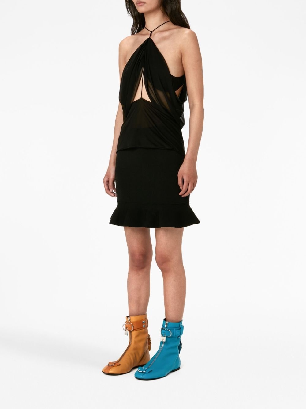 ruffled mini skirt - 3