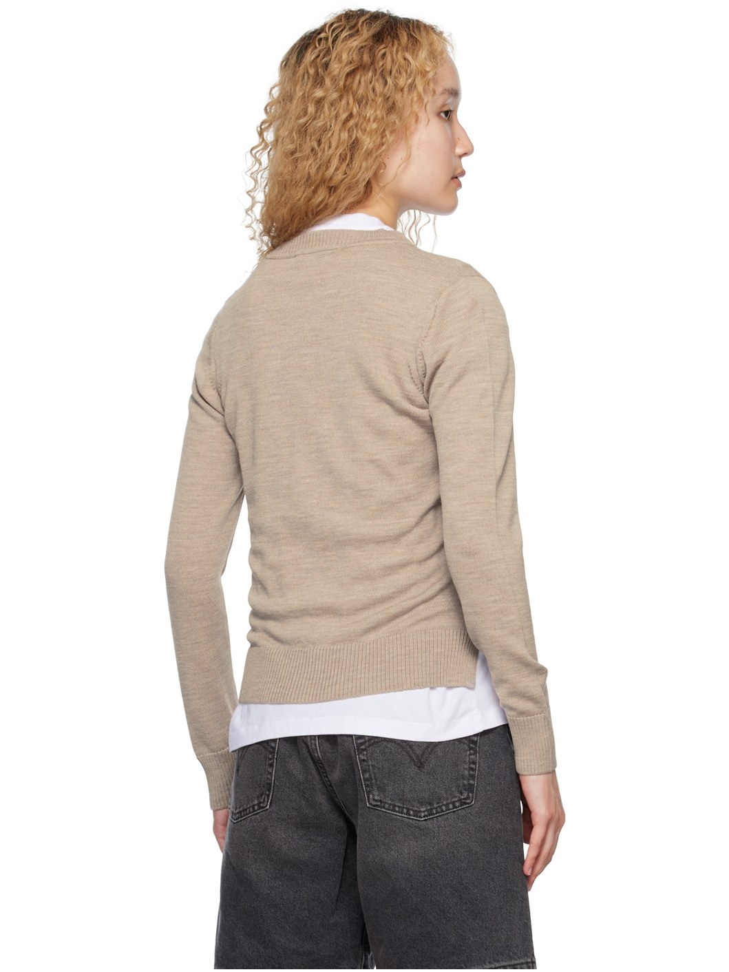 Beige Chillax Fox Cardigan - 3