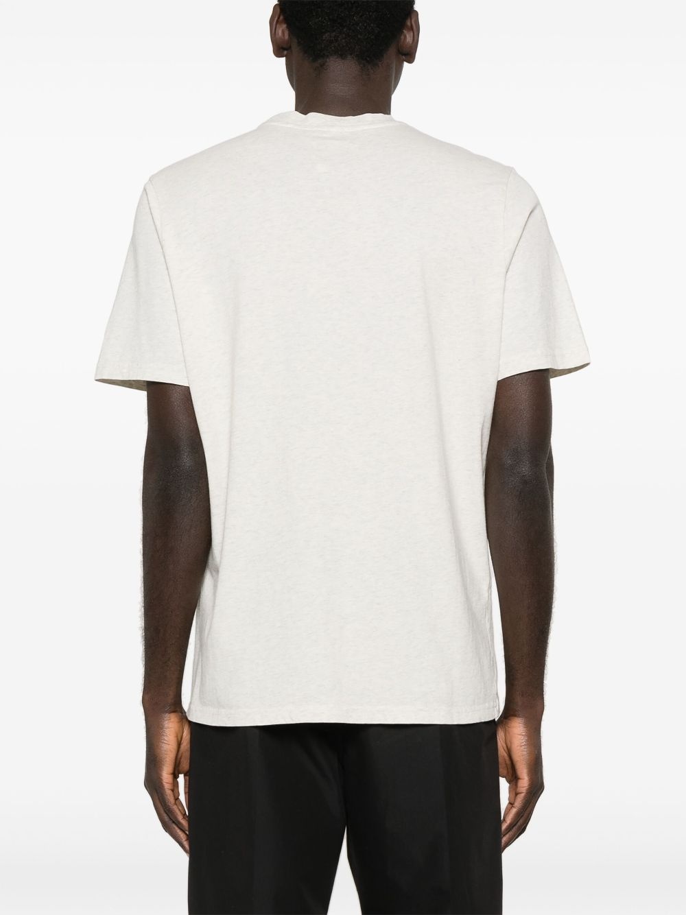 logo-embroidered T-shirt - 3