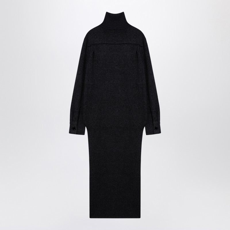 Givenchy Dark Grey Turtleneck With Drawstring Women - 2