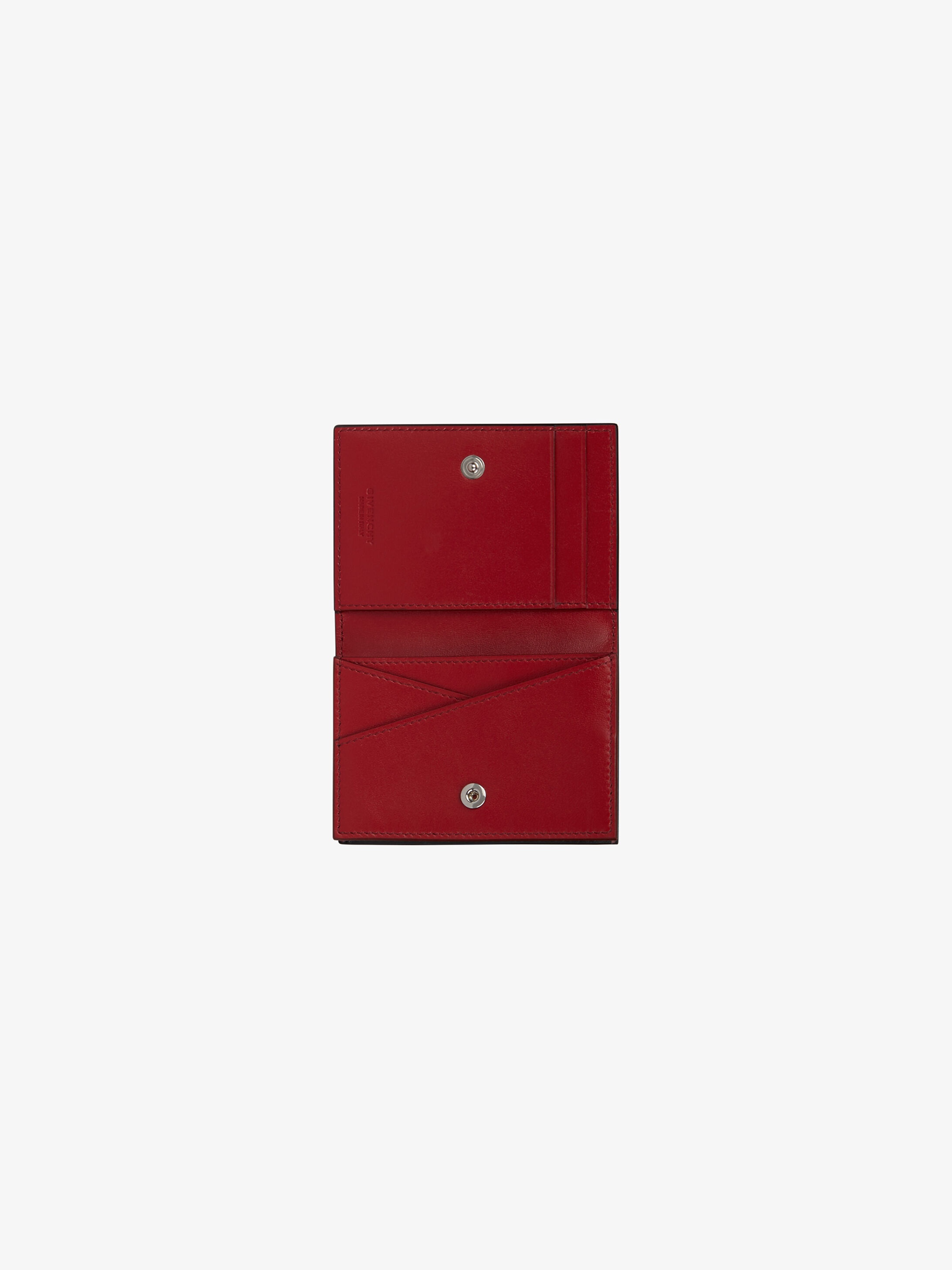 Double G business card holder in leather - 3