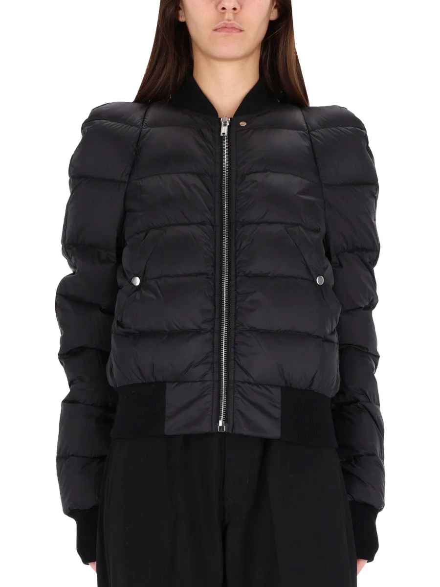Rick Owens Women "Comforter" Down Bomber Jacket - 1