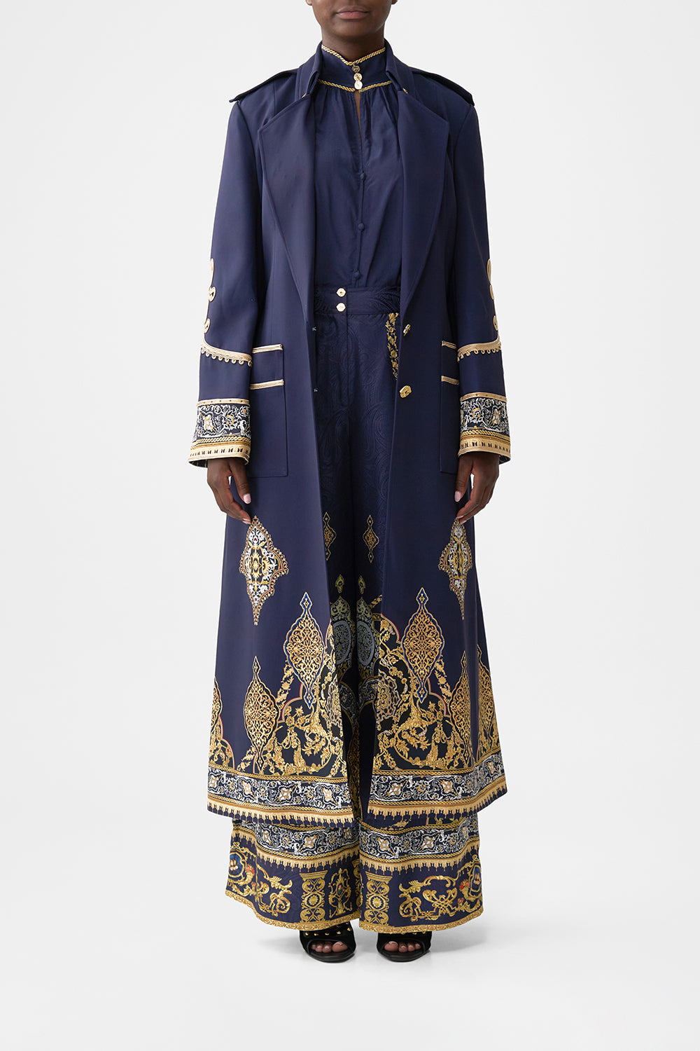 LONG MILITARY COAT - 2