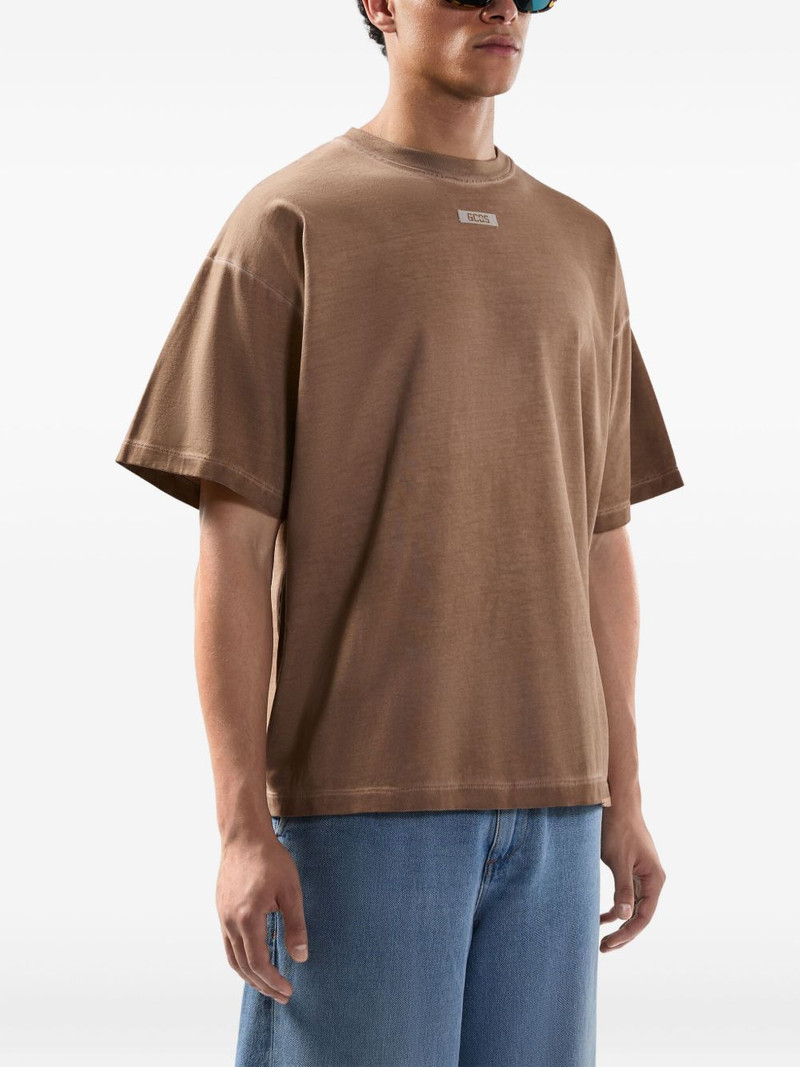 logo-detail cotton T-shirt 4