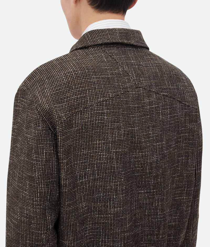 Wool And Cotton Pied De Poule Blouson 4