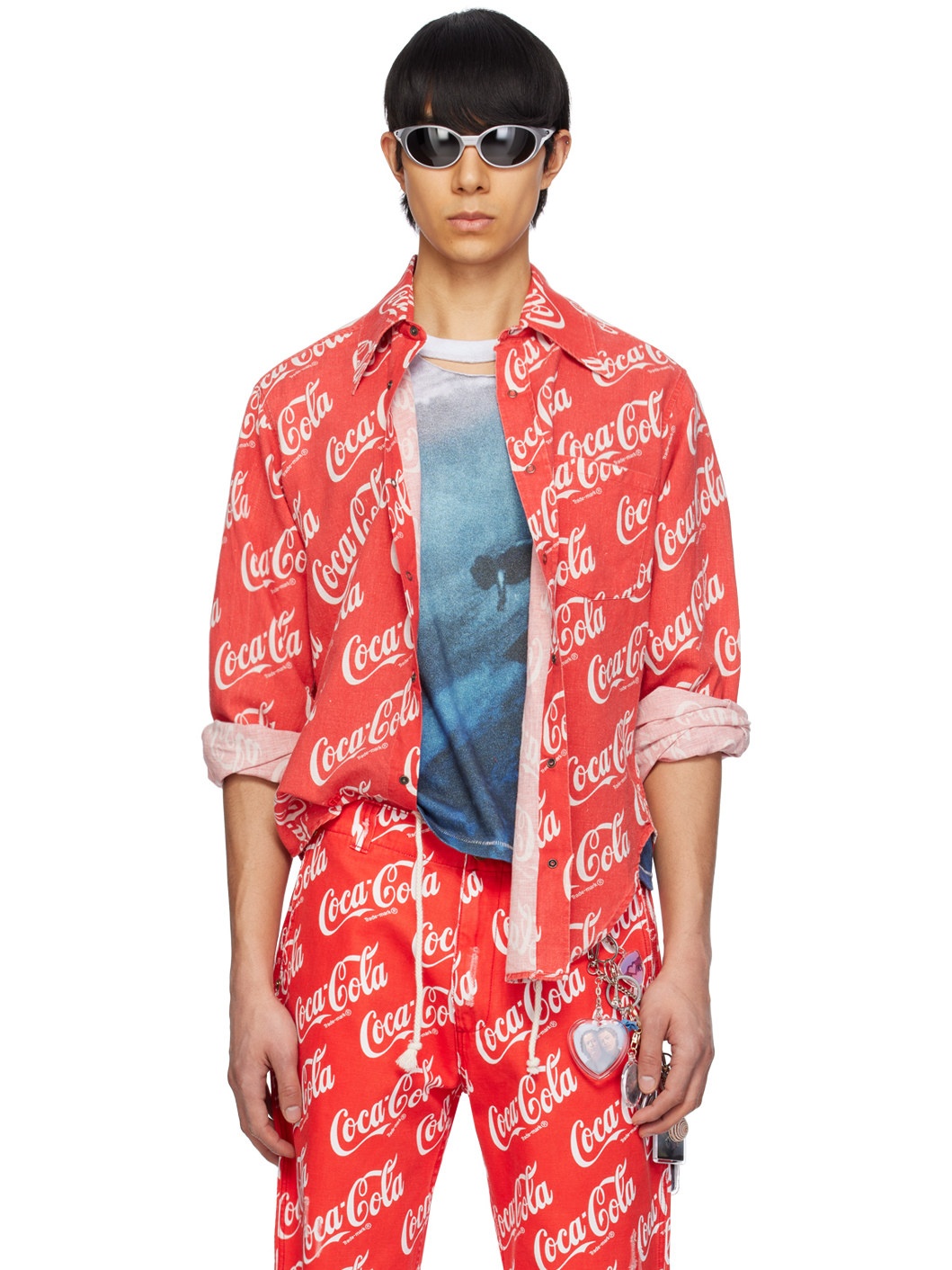 Red Printed Shirt - 1