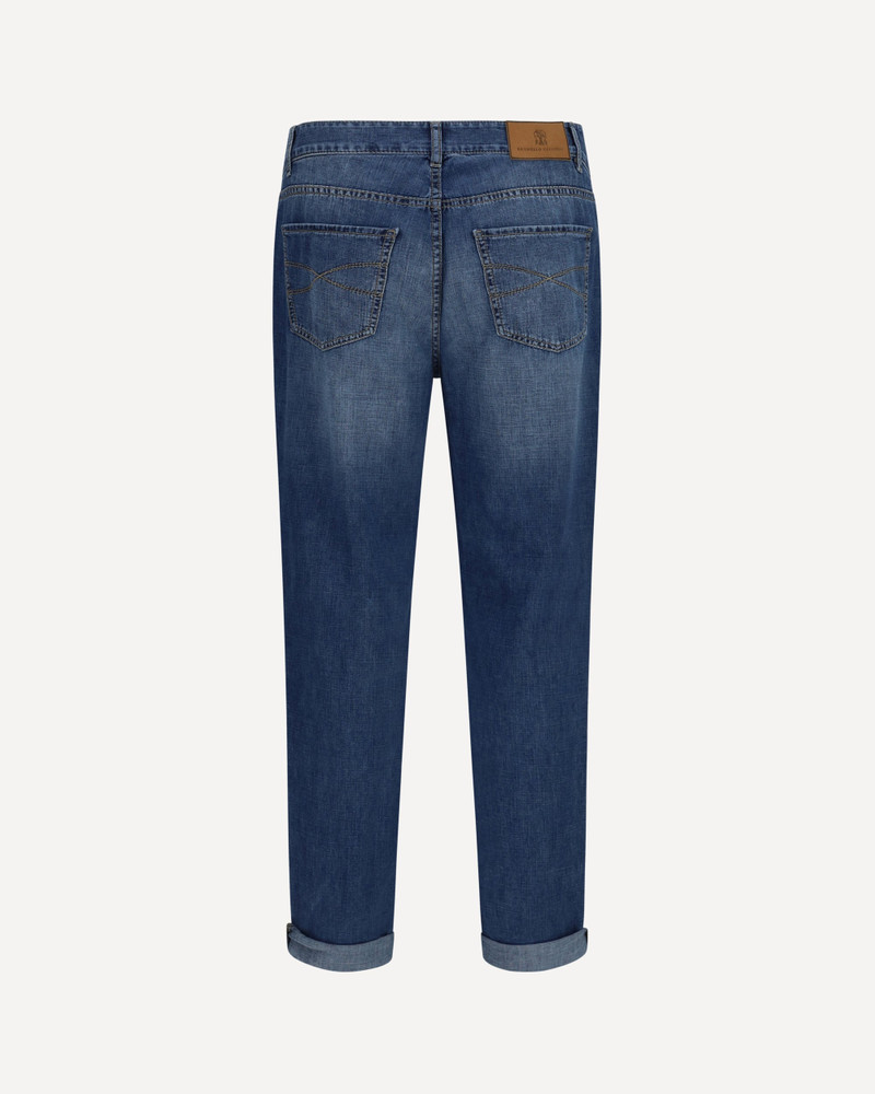 Brunello Cucinelli Jeans in cotton with distressed effect outlook
