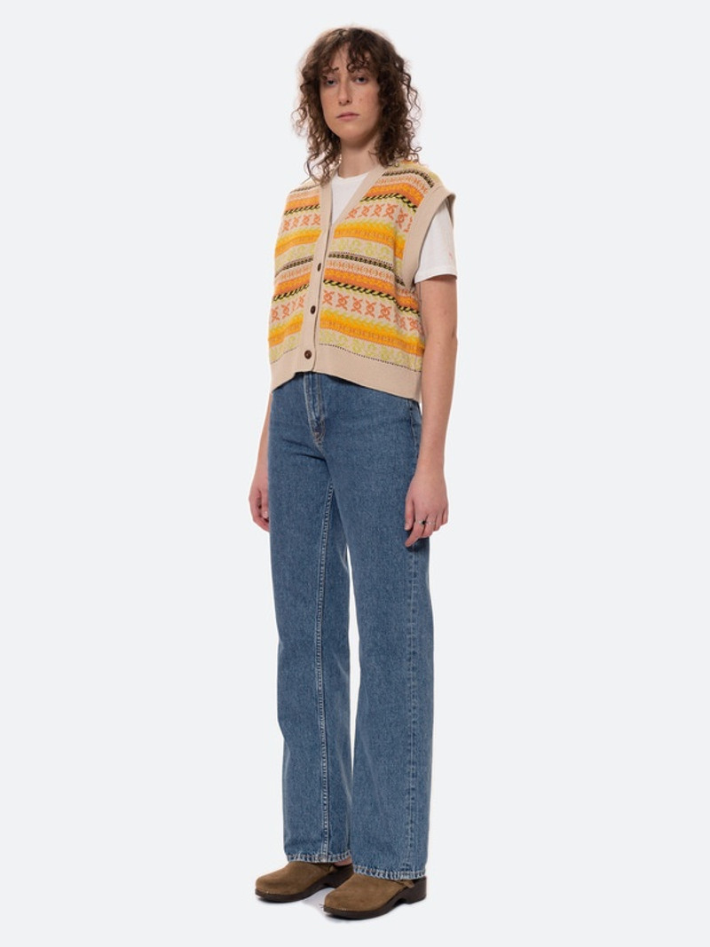 Nudie Jeans Clean Eileen 90s Stone outlook