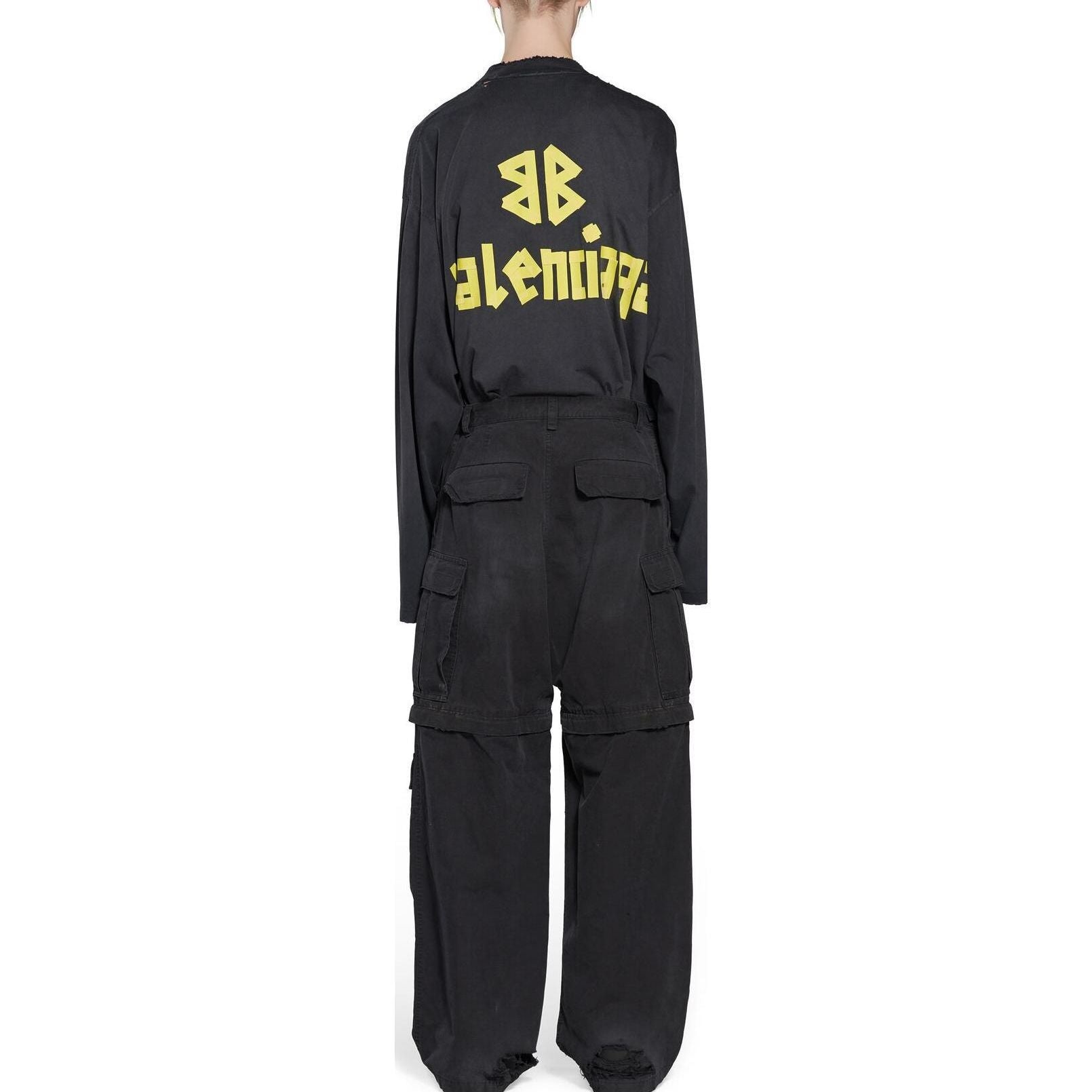 Balenciaga Large Cargo Pants 'Black' 746493TKP271000 - 4