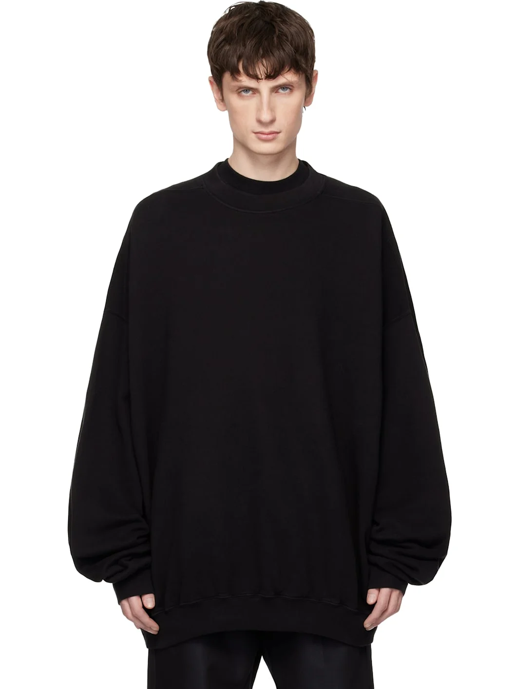 Black Temple Hun Crewneck Sweatshirt - 1