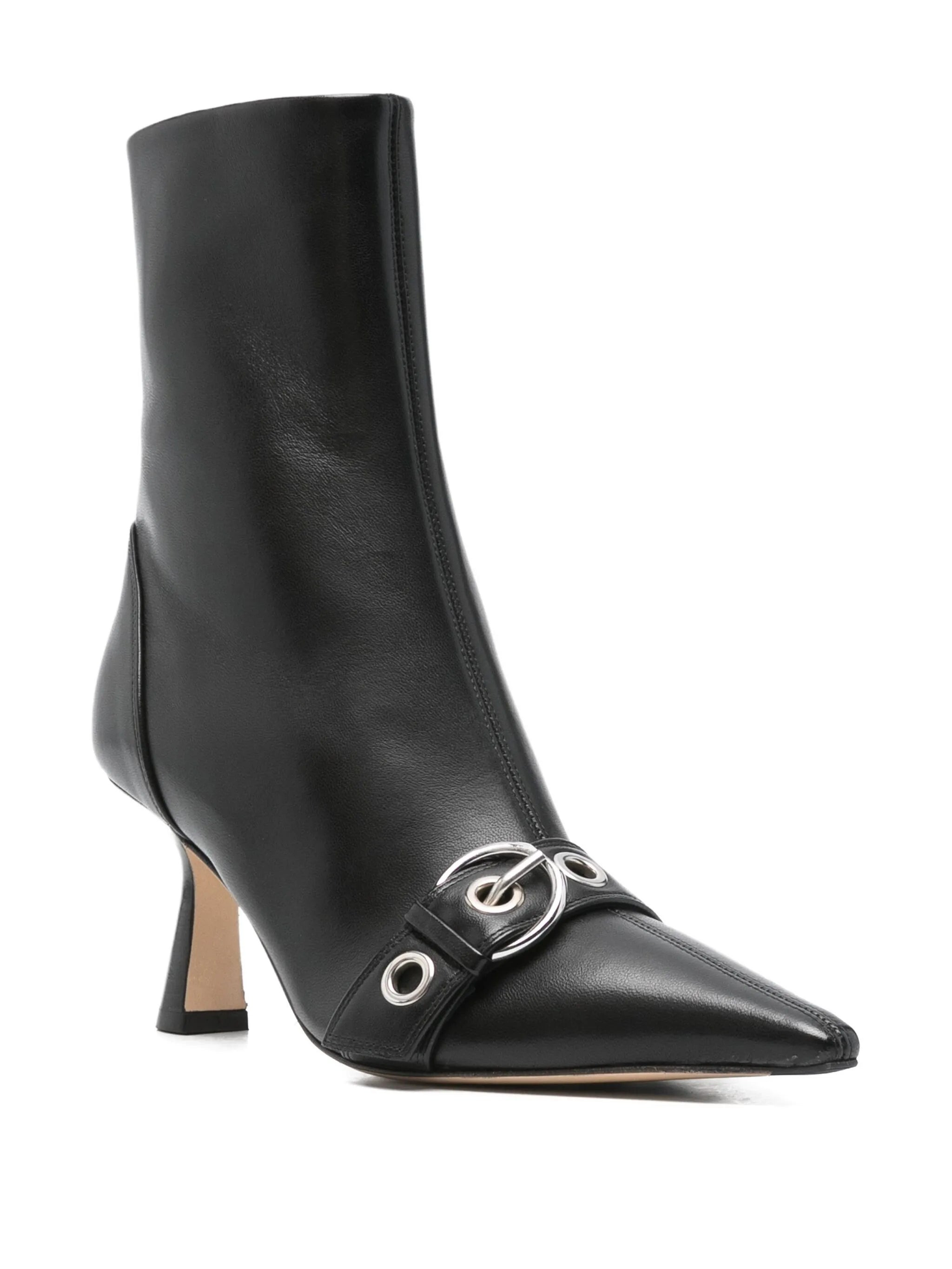 Aeyde 80mm Buckle-detail Pointed-toe Boots - 2