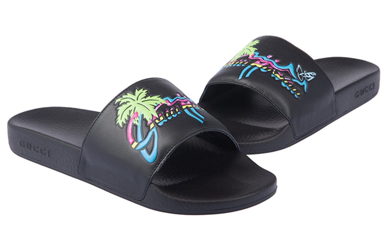 Gucci Pursuit Slide 'Hawaii - Black' 630601-DIR00-1000 - 2