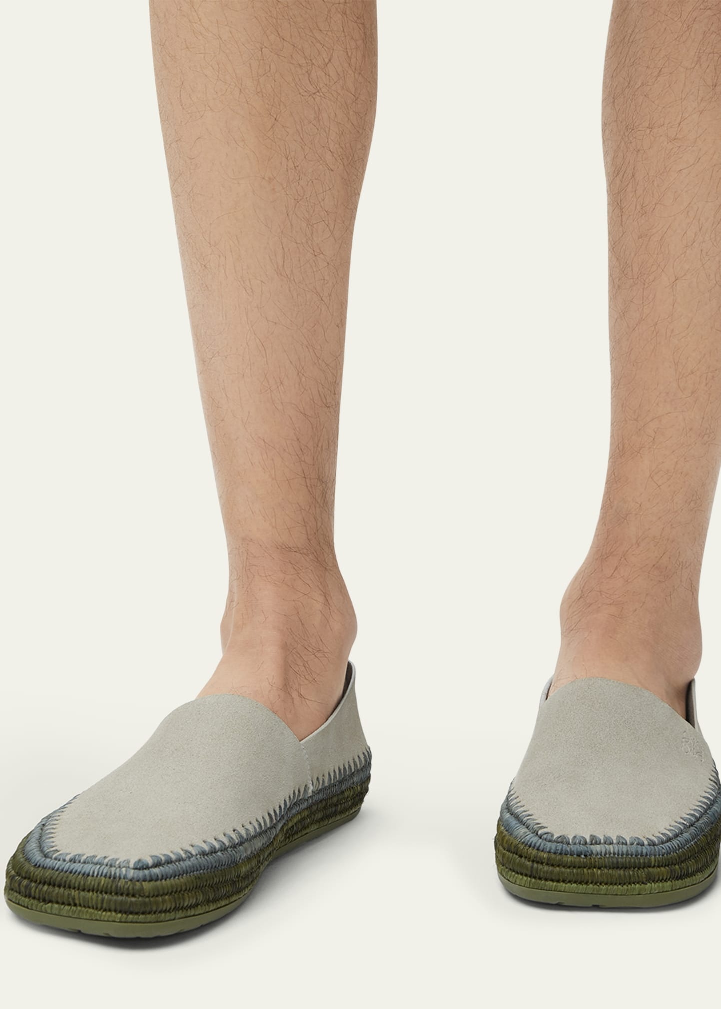 Men's Rio Suede and Raffia Espadrilles - 3