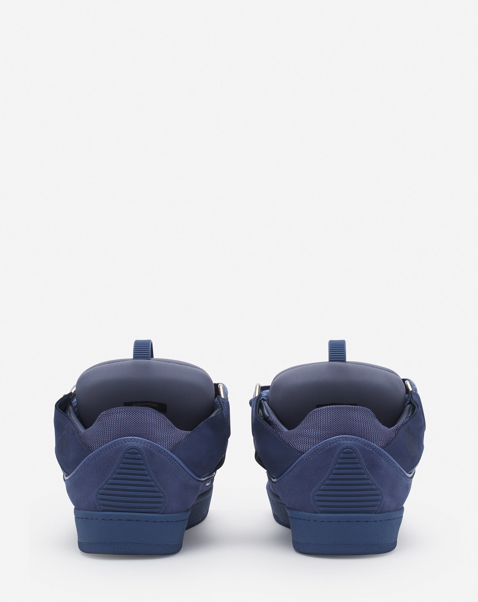 LEATHER CURB SNEAKERS - 4