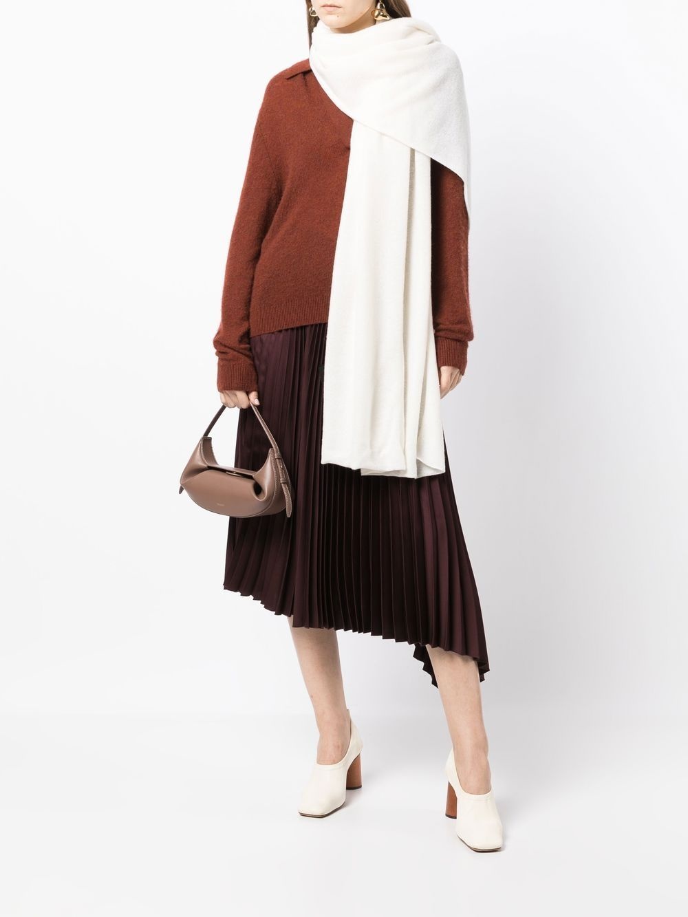 oversized cashmere scarf - 2