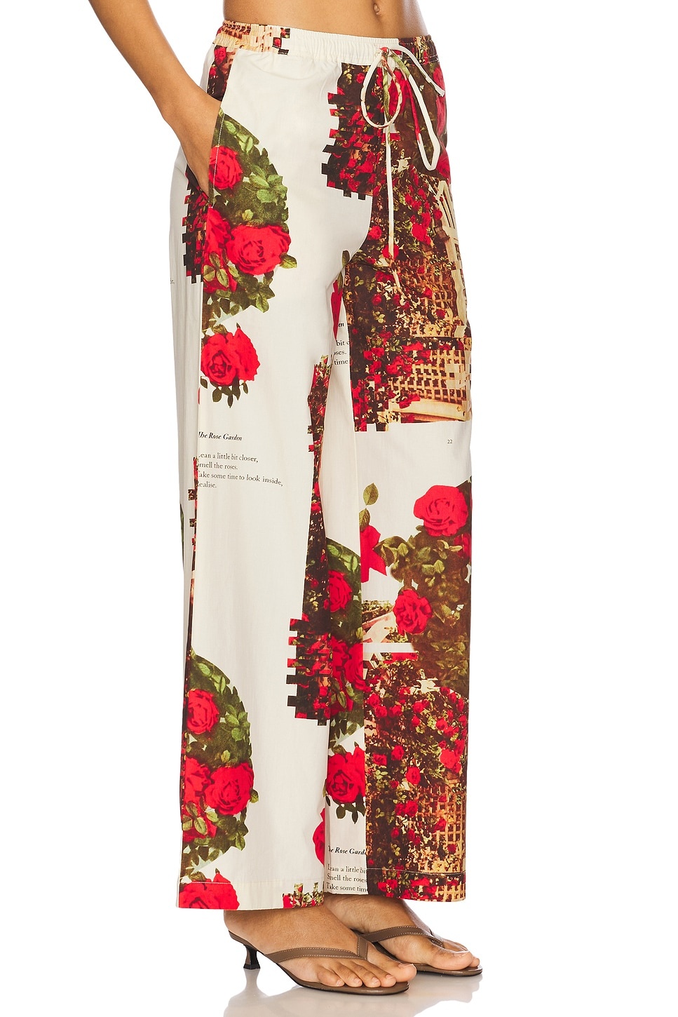 Rose Garden Cotton Pants - 2