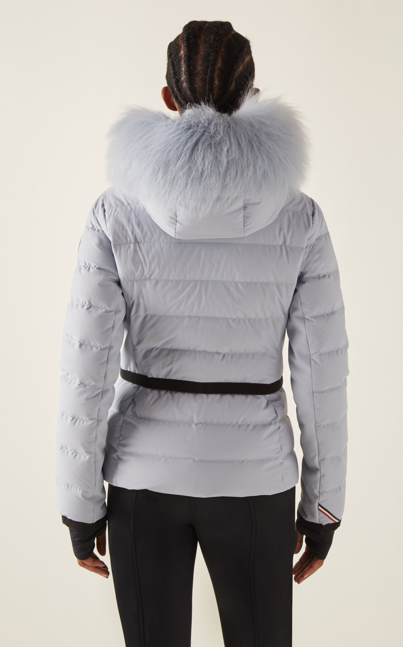 Lamoura Faux Fur-Trimmed Down Jacket blue - 4